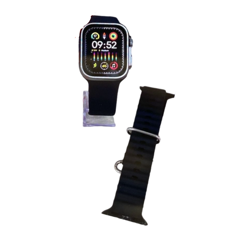 GS9 RELÓGIO SMARTWATCH PRETO Ultra Mini 41mm 2 Pulseiras