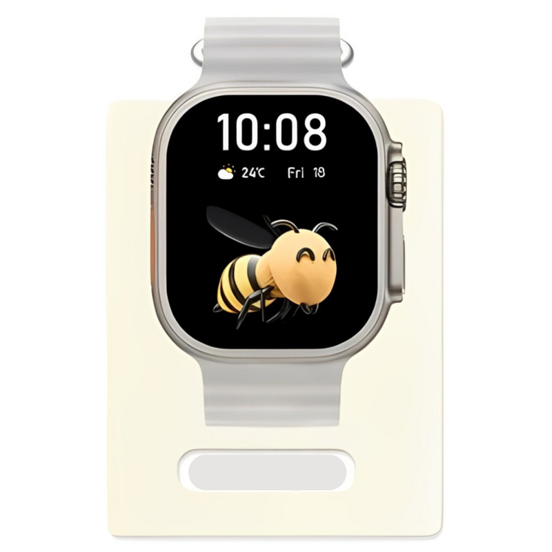 GS9 RELÓGIO SMARTWATCH BRANCO Ultra Mini 41mm 2 Pulseiras