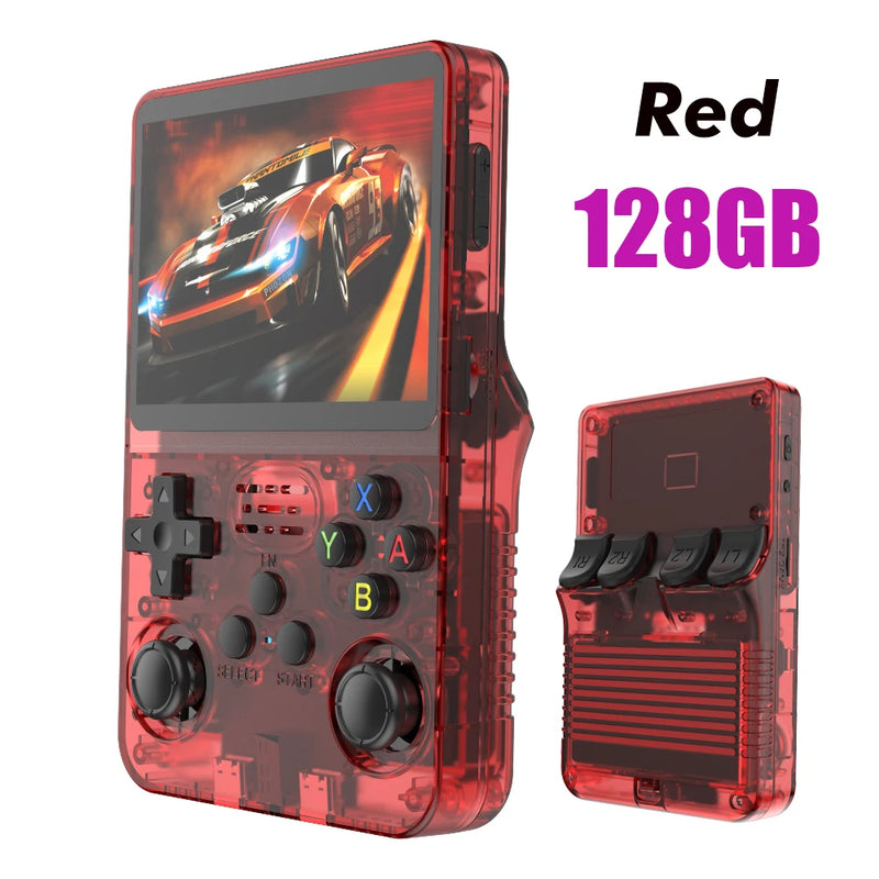 Console de Jogos Portátil Retrô BOYHOM R36S Sistema Linux Tela IPS de 3,5 polegadas R35s Pro Reprodutor de Vídeo de Bolso Portátil Jogos de 64 e 128 GB