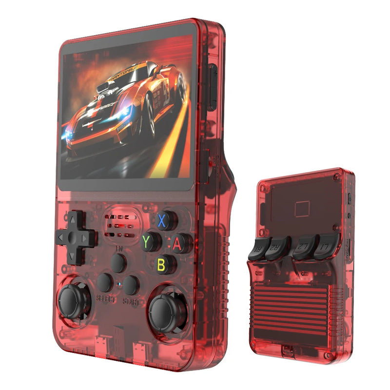 Console de Jogos Portátil Retrô BOYHOM R36S Sistema Linux Tela IPS de 3,5 polegadas R35s Pro Reprodutor de Vídeo de Bolso Portátil Jogos de 64 e 128 GB