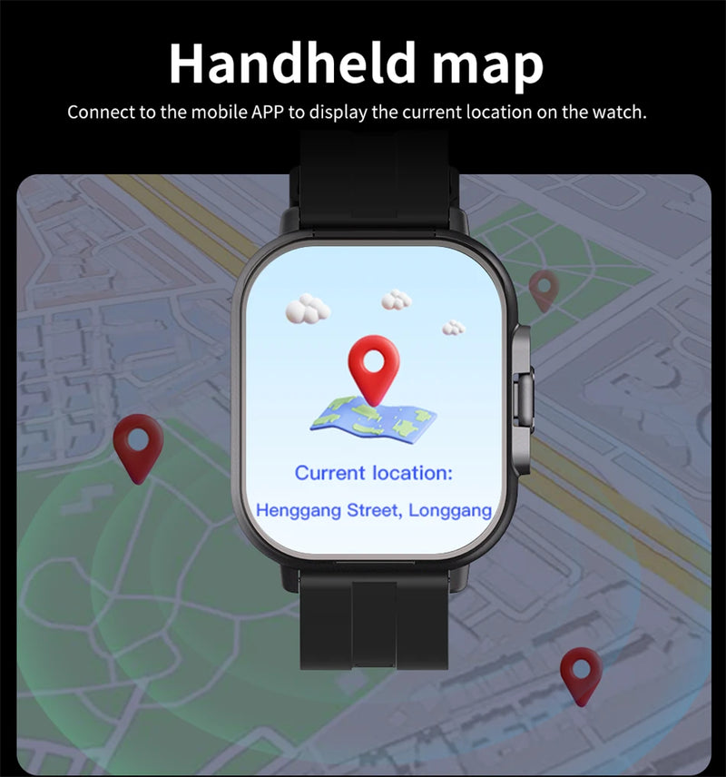 Relógio inteligente 2 em 1 com fone de ouvido, Bluetooth, chamada, relógio masculino, GPS, monitoramento de frequência cardíaca, reprodução de música