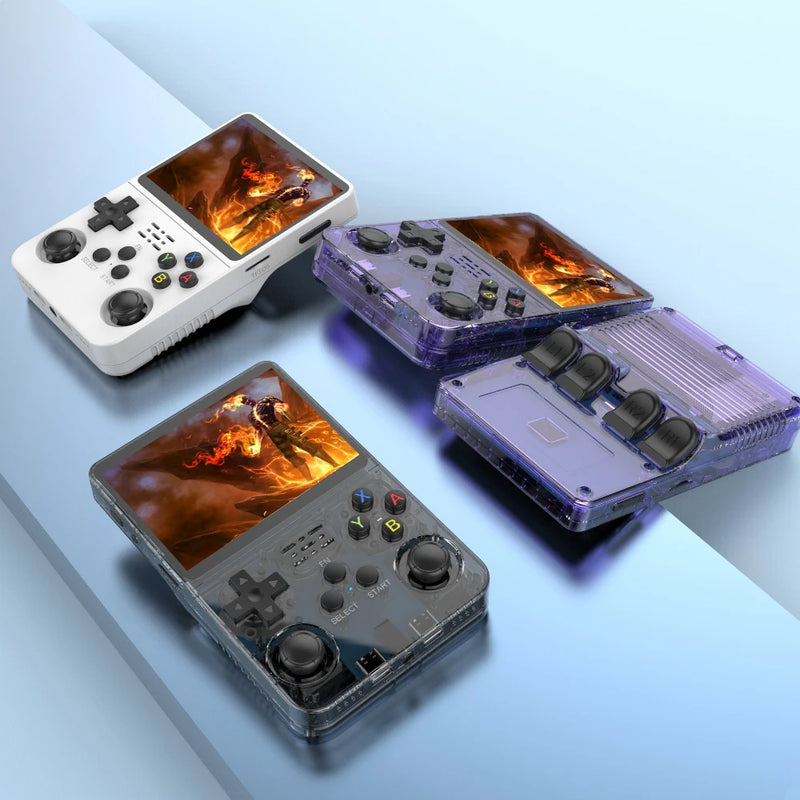 Console de Jogos Portátil Retrô BOYHOM R36S Sistema Linux Tela IPS de 3,5 polegadas R35s Pro Reprodutor de Vídeo de Bolso Portátil Jogos de 64 e 128 GB