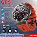 Smartwatch GPS T-Rex3 2025 para Xiaomi IOS Smartwatch Militar Masculino 10ATM à Prova D'água