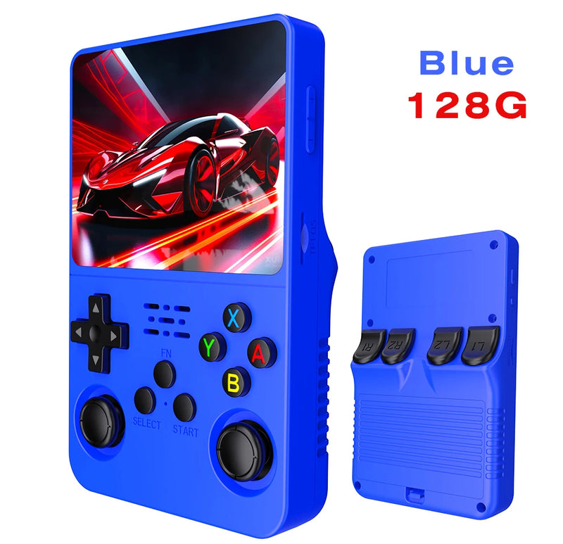 Console de Jogos Portátil Retrô BOYHOM R36S Sistema Linux Tela IPS de 3,5 polegadas R35s Pro Reprodutor de Vídeo de Bolso Portátil Jogos de 64 e 128 GB
