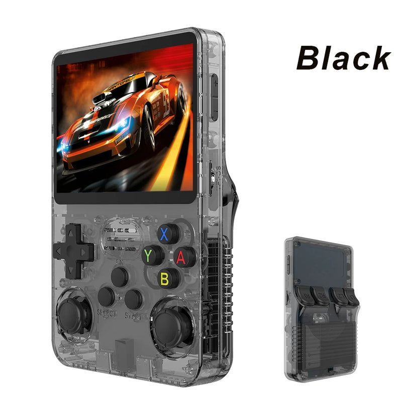 Console de Jogos Portátil Retrô BOYHOM R36S Sistema Linux Tela IPS de 3,5 polegadas R35s Pro Reprodutor de Vídeo de Bolso Portátil Jogos de 64 e 128 GB