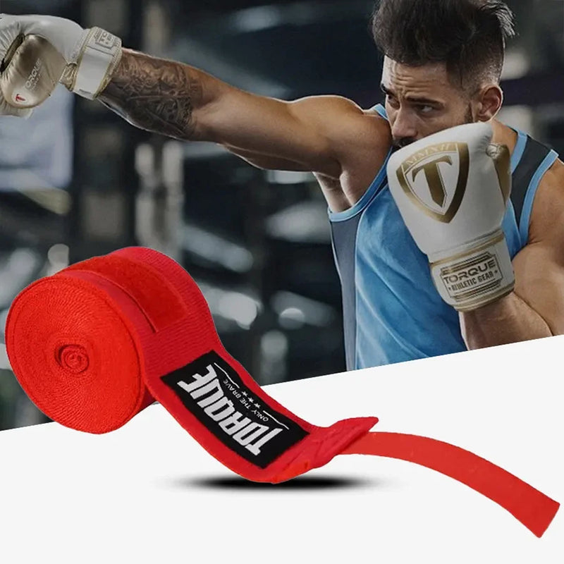 Bandagem de Algodão 3M 5M para Boxe-Esporte de Kickboxing, Envoltórios de Mão para Treino e Competição