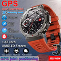 Smartwatch GPS T-Rex3 2025 para Xiaomi IOS Smartwatch Militar Masculino 10ATM à Prova D'água