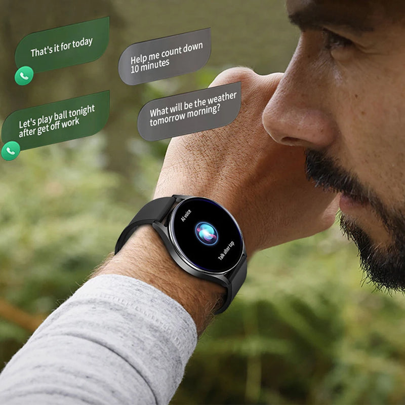 Relógio Smartwatch Inteligente com Bluetooth e Chamadas Pro tela1.32" Polegadas 160*160 Esportivo Homem e Mulher.