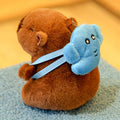 Chaveiro de Pelúcia em Formato de Capivara Cartoon.