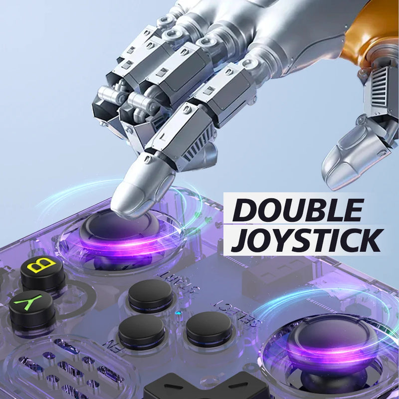 Console de Jogos Portátil Retrô BOYHOM R36S Sistema Linux Tela IPS de 3,5 polegadas R35s Pro Reprodutor de Vídeo de Bolso Portátil Jogos de 64 e 128 GB